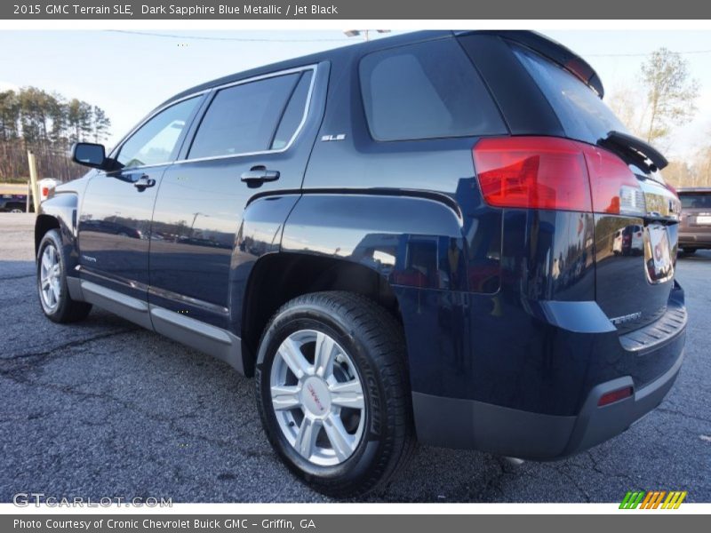 Dark Sapphire Blue Metallic / Jet Black 2015 GMC Terrain SLE