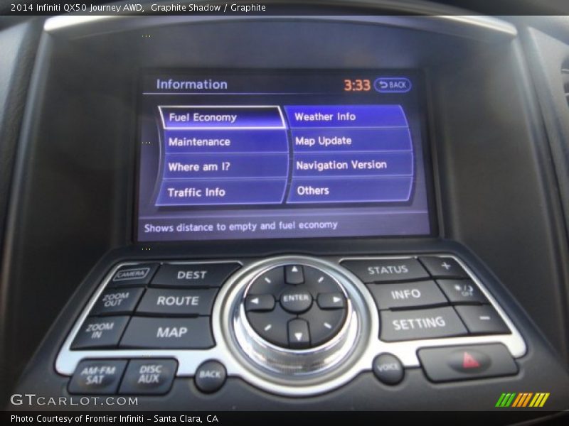 Graphite Shadow / Graphite 2014 Infiniti QX50 Journey AWD