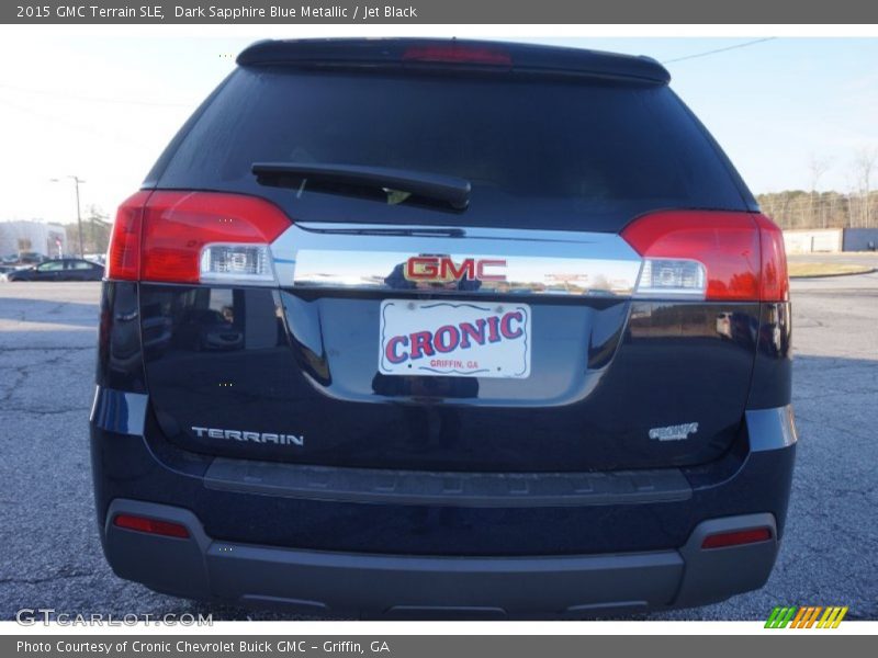 Dark Sapphire Blue Metallic / Jet Black 2015 GMC Terrain SLE