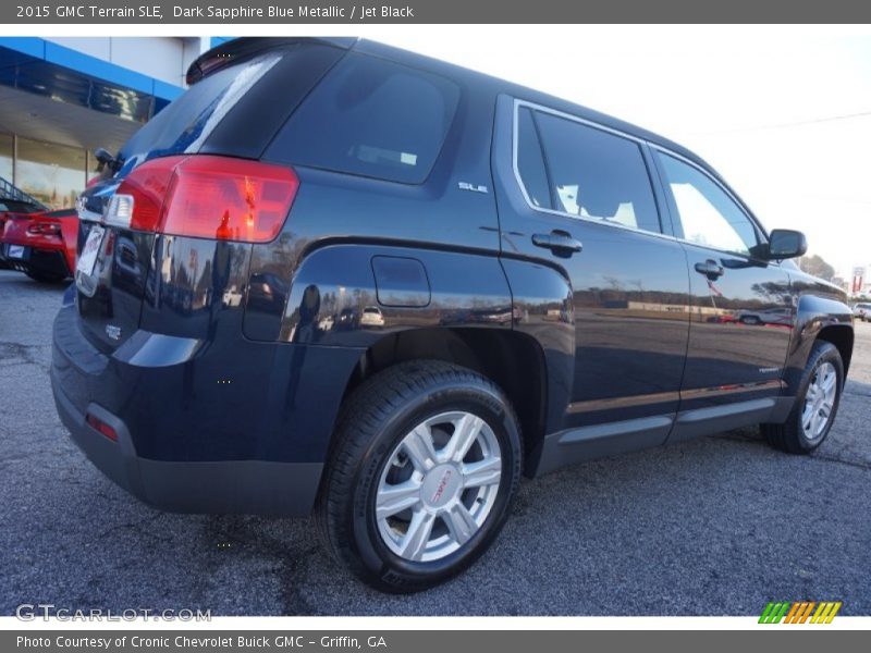 Dark Sapphire Blue Metallic / Jet Black 2015 GMC Terrain SLE