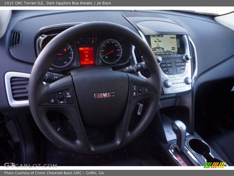 Dark Sapphire Blue Metallic / Jet Black 2015 GMC Terrain SLE