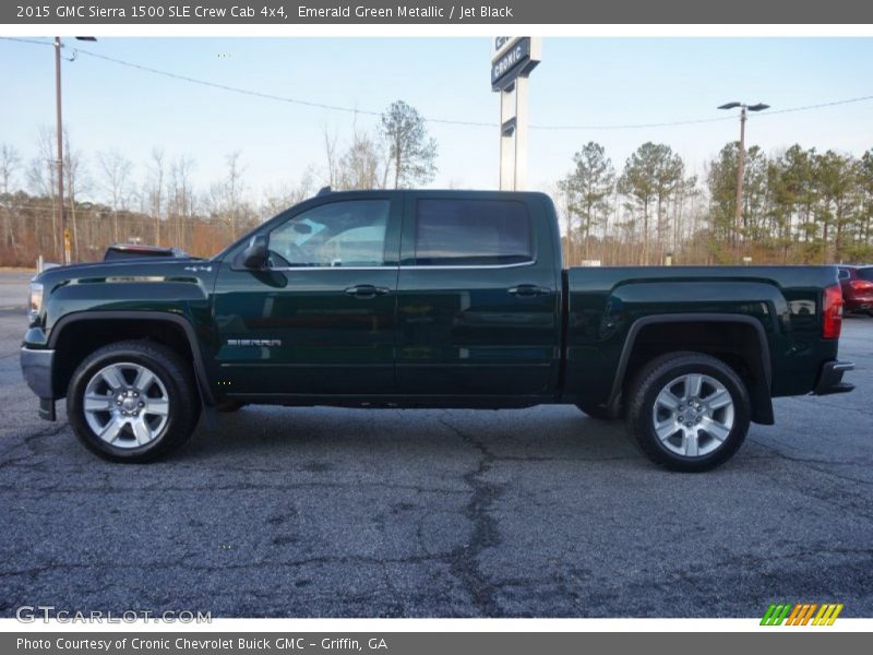  2015 Sierra 1500 SLE Crew Cab 4x4 Emerald Green Metallic