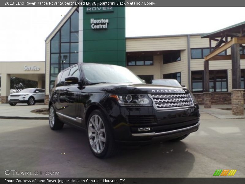 Santorini Black Metallic / Ebony 2013 Land Rover Range Rover Supercharged LR V8