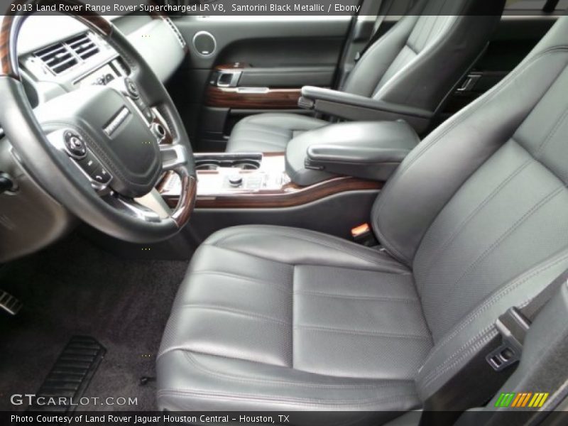 Santorini Black Metallic / Ebony 2013 Land Rover Range Rover Supercharged LR V8