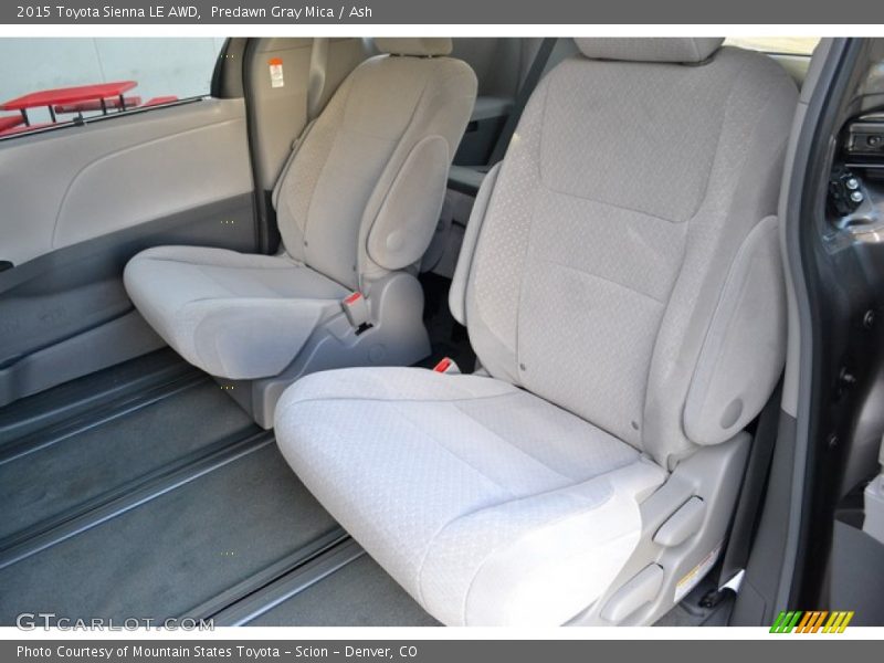 Predawn Gray Mica / Ash 2015 Toyota Sienna LE AWD