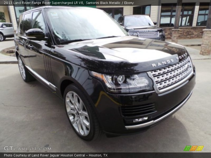 Santorini Black Metallic / Ebony 2013 Land Rover Range Rover Supercharged LR V8