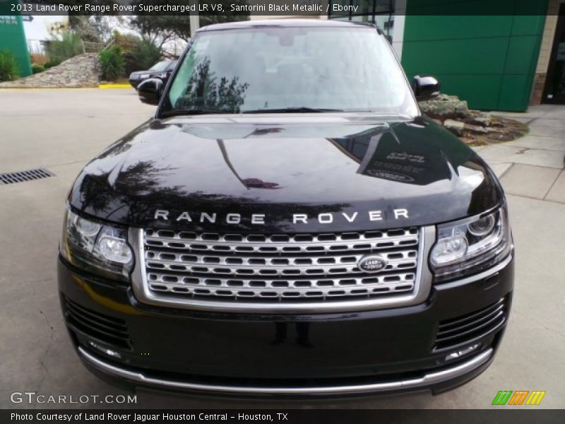 Santorini Black Metallic / Ebony 2013 Land Rover Range Rover Supercharged LR V8