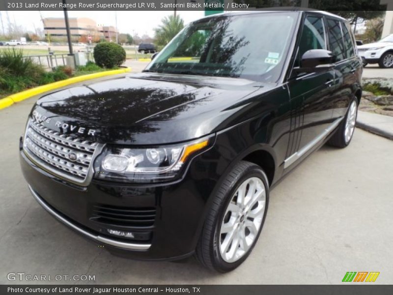 Santorini Black Metallic / Ebony 2013 Land Rover Range Rover Supercharged LR V8