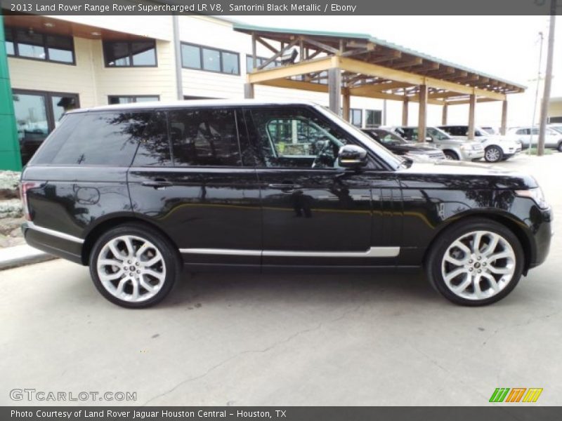 Santorini Black Metallic / Ebony 2013 Land Rover Range Rover Supercharged LR V8