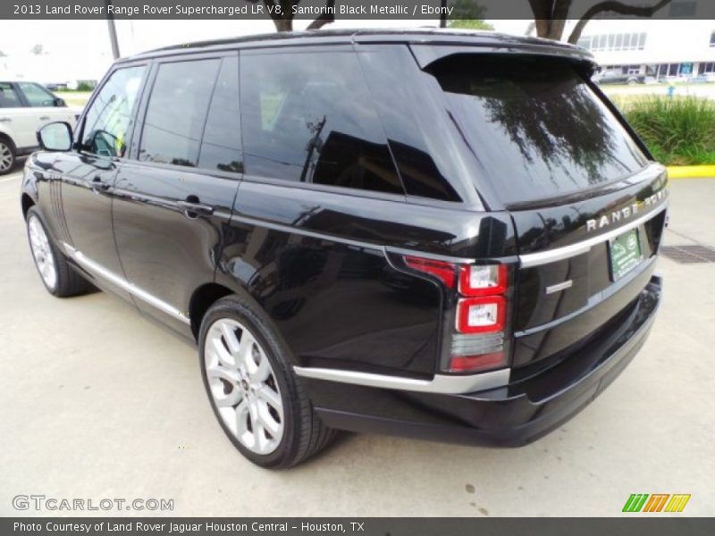 Santorini Black Metallic / Ebony 2013 Land Rover Range Rover Supercharged LR V8