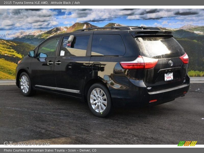 Attitude Black / Ash 2015 Toyota Sienna XLE AWD