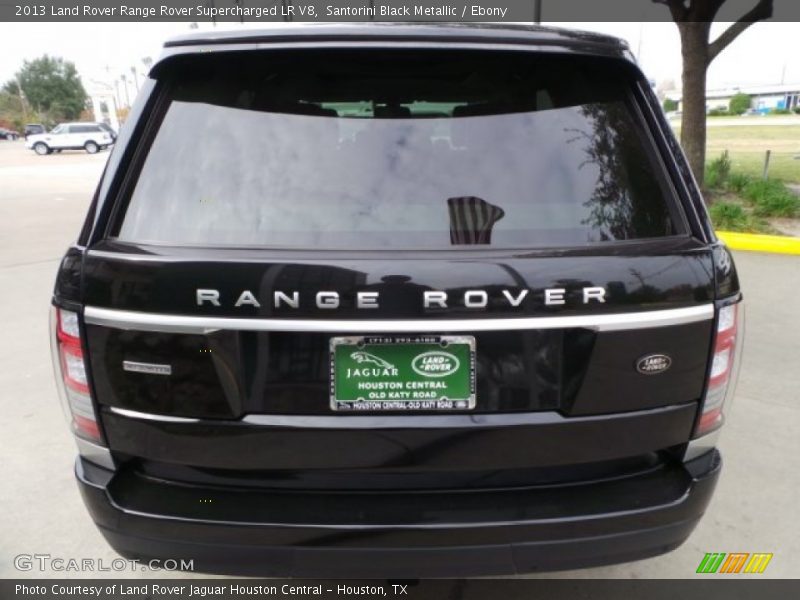 Santorini Black Metallic / Ebony 2013 Land Rover Range Rover Supercharged LR V8