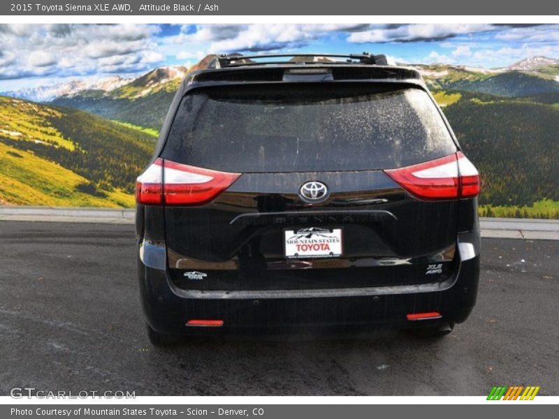 Attitude Black / Ash 2015 Toyota Sienna XLE AWD