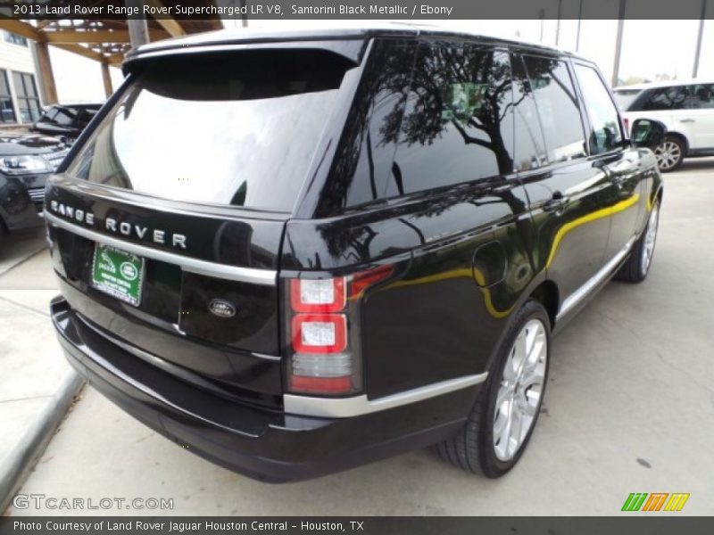 Santorini Black Metallic / Ebony 2013 Land Rover Range Rover Supercharged LR V8
