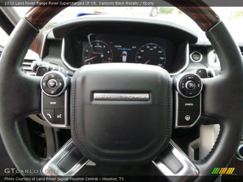Santorini Black Metallic / Ebony 2013 Land Rover Range Rover Supercharged LR V8