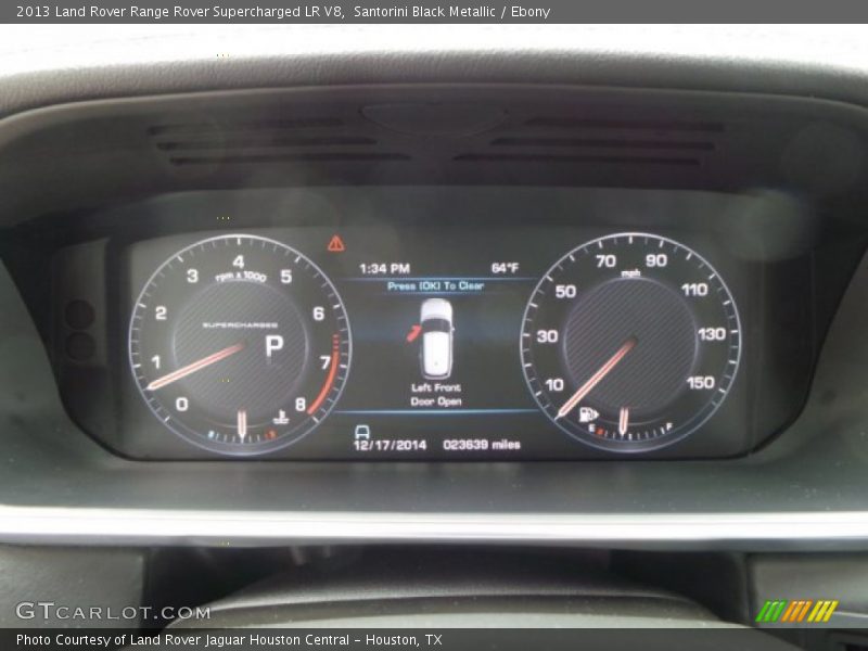 Santorini Black Metallic / Ebony 2013 Land Rover Range Rover Supercharged LR V8