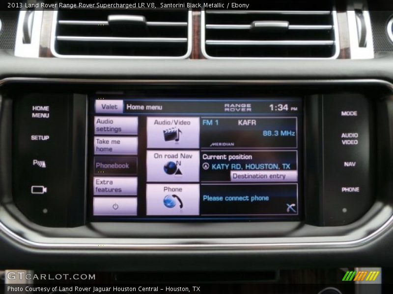Santorini Black Metallic / Ebony 2013 Land Rover Range Rover Supercharged LR V8