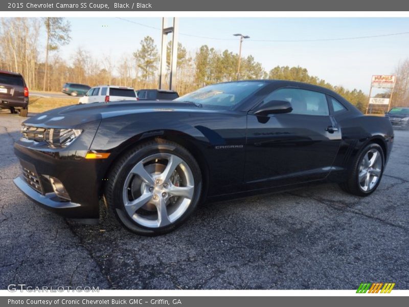 Black / Black 2015 Chevrolet Camaro SS Coupe
