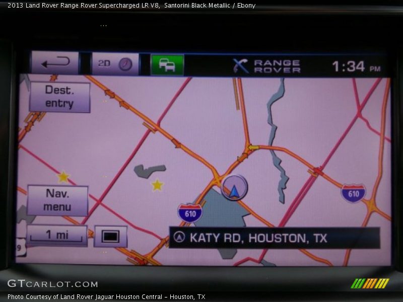 Santorini Black Metallic / Ebony 2013 Land Rover Range Rover Supercharged LR V8
