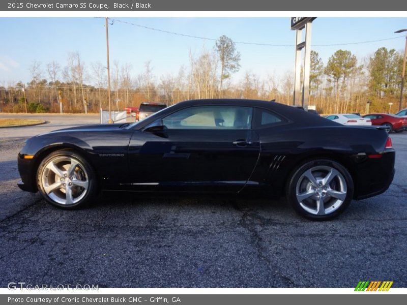 Black / Black 2015 Chevrolet Camaro SS Coupe