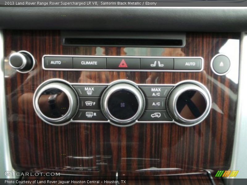 Santorini Black Metallic / Ebony 2013 Land Rover Range Rover Supercharged LR V8