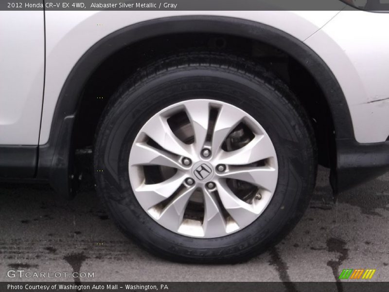 Alabaster Silver Metallic / Gray 2012 Honda CR-V EX 4WD
