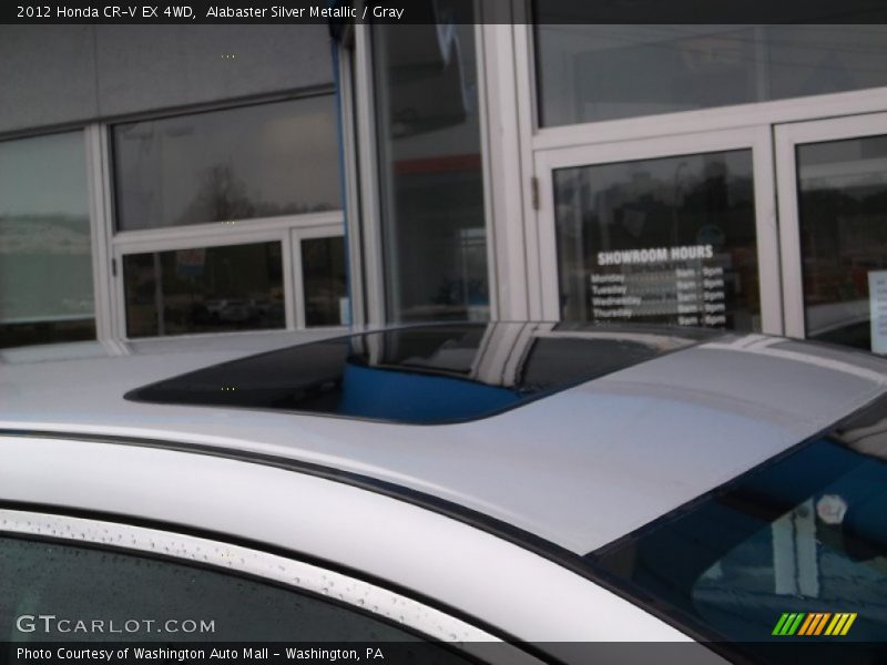 Alabaster Silver Metallic / Gray 2012 Honda CR-V EX 4WD