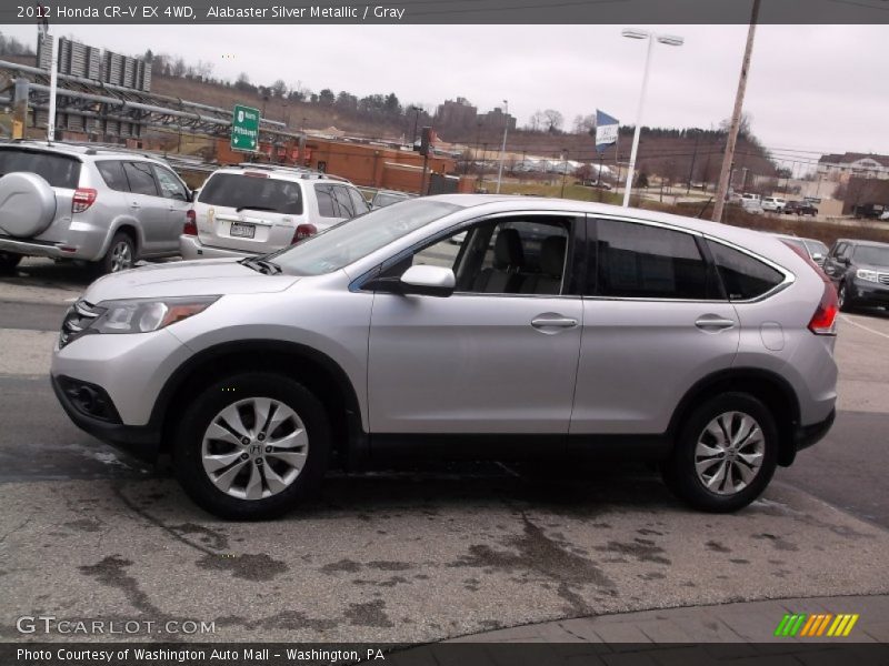 Alabaster Silver Metallic / Gray 2012 Honda CR-V EX 4WD
