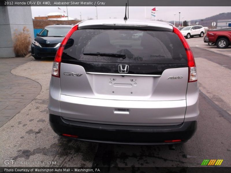 Alabaster Silver Metallic / Gray 2012 Honda CR-V EX 4WD