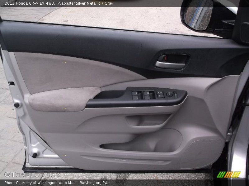 Alabaster Silver Metallic / Gray 2012 Honda CR-V EX 4WD