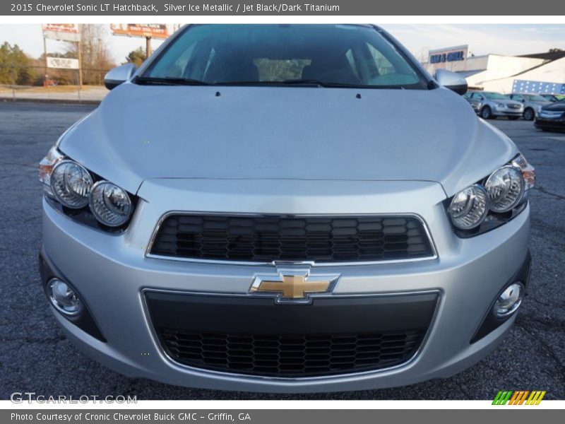 Silver Ice Metallic / Jet Black/Dark Titanium 2015 Chevrolet Sonic LT Hatchback