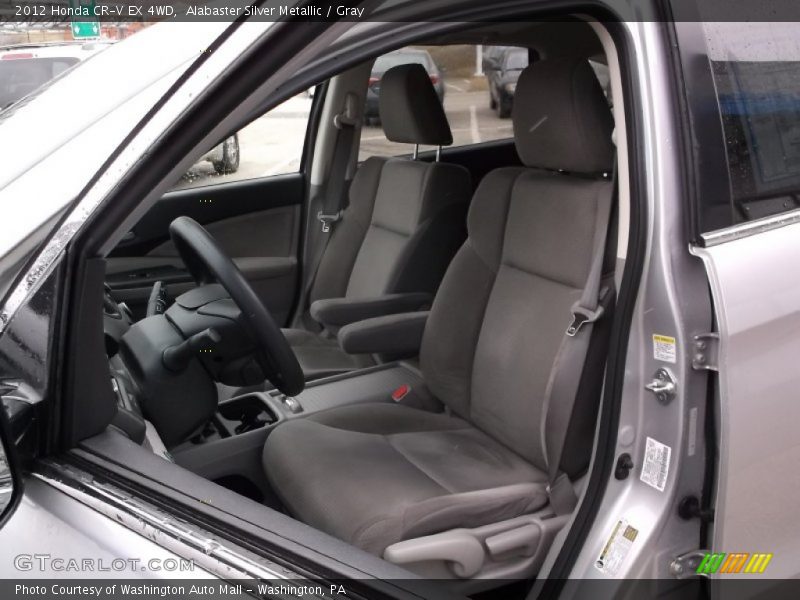 Alabaster Silver Metallic / Gray 2012 Honda CR-V EX 4WD