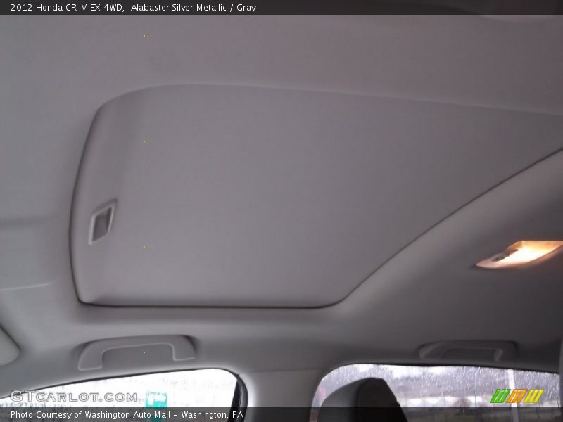 Alabaster Silver Metallic / Gray 2012 Honda CR-V EX 4WD