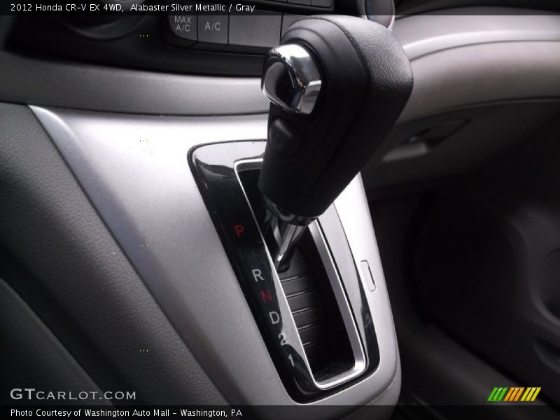 Alabaster Silver Metallic / Gray 2012 Honda CR-V EX 4WD