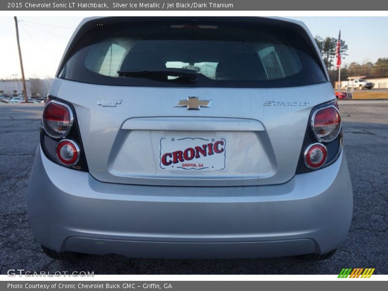 Silver Ice Metallic / Jet Black/Dark Titanium 2015 Chevrolet Sonic LT Hatchback
