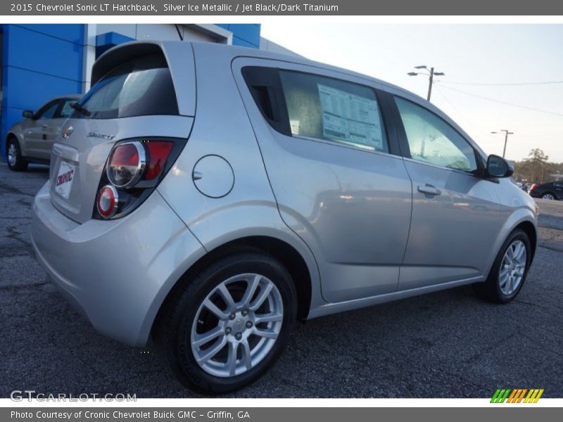 Silver Ice Metallic / Jet Black/Dark Titanium 2015 Chevrolet Sonic LT Hatchback