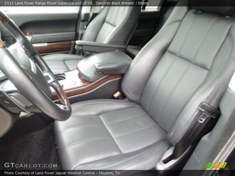 Santorini Black Metallic / Ebony 2013 Land Rover Range Rover Supercharged LR V8