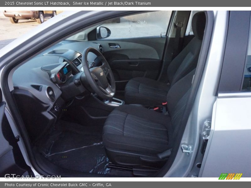 Silver Ice Metallic / Jet Black/Dark Titanium 2015 Chevrolet Sonic LT Hatchback