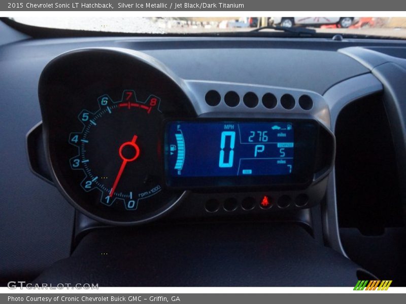 Silver Ice Metallic / Jet Black/Dark Titanium 2015 Chevrolet Sonic LT Hatchback