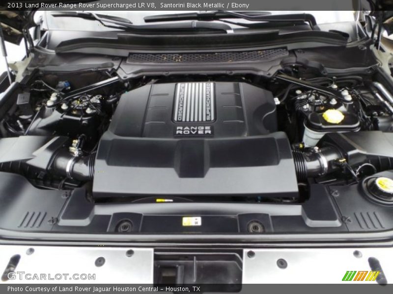 Santorini Black Metallic / Ebony 2013 Land Rover Range Rover Supercharged LR V8