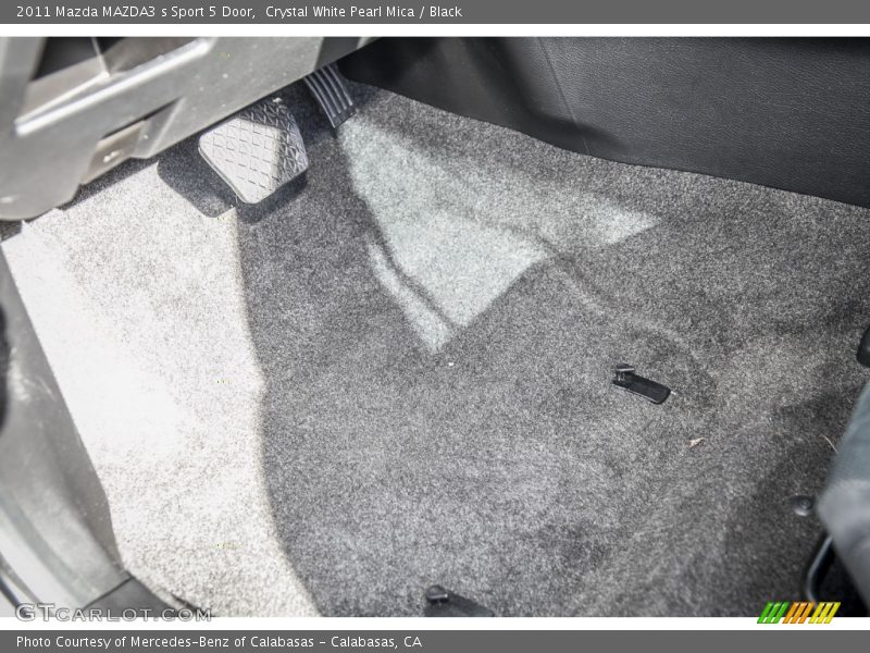 Crystal White Pearl Mica / Black 2011 Mazda MAZDA3 s Sport 5 Door