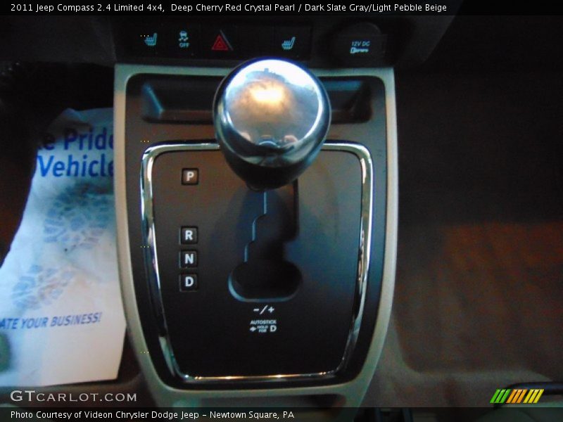 Deep Cherry Red Crystal Pearl / Dark Slate Gray/Light Pebble Beige 2011 Jeep Compass 2.4 Limited 4x4