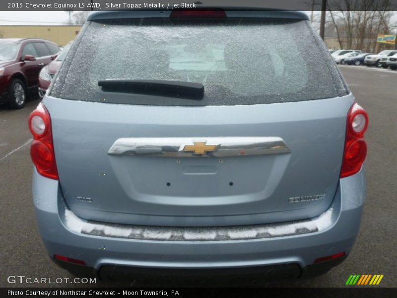 Silver Topaz Metallic / Jet Black 2015 Chevrolet Equinox LS AWD