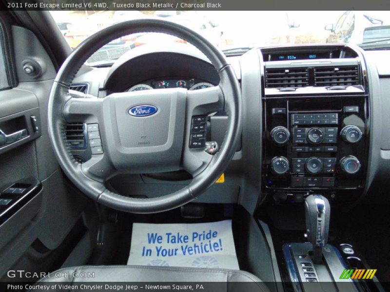 Tuxedo Black Metallic / Charcoal Black 2011 Ford Escape Limited V6 4WD