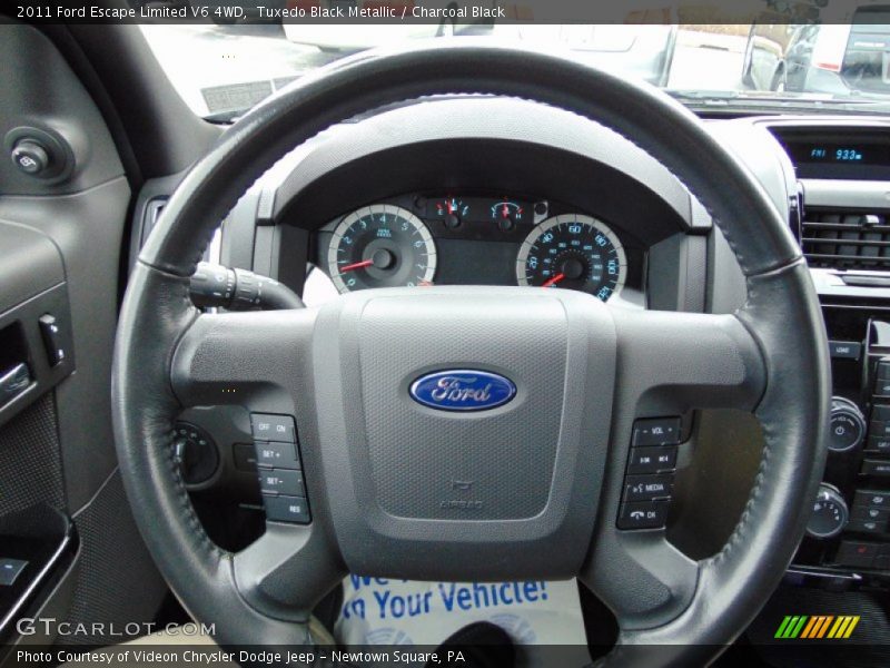 Tuxedo Black Metallic / Charcoal Black 2011 Ford Escape Limited V6 4WD