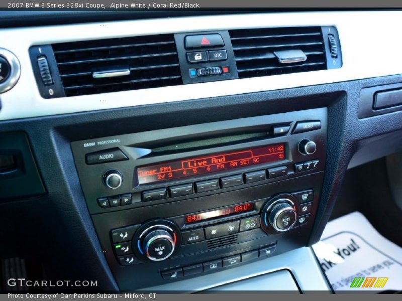 Alpine White / Coral Red/Black 2007 BMW 3 Series 328xi Coupe