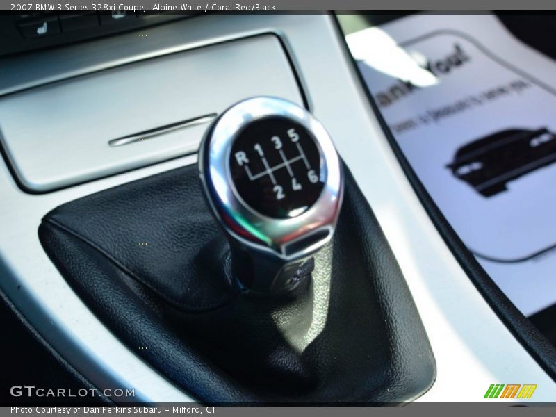 Alpine White / Coral Red/Black 2007 BMW 3 Series 328xi Coupe