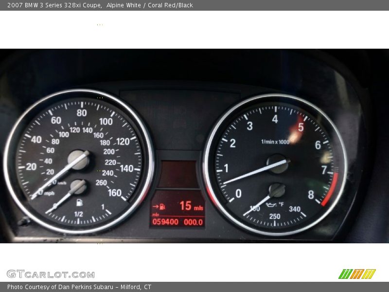 Alpine White / Coral Red/Black 2007 BMW 3 Series 328xi Coupe