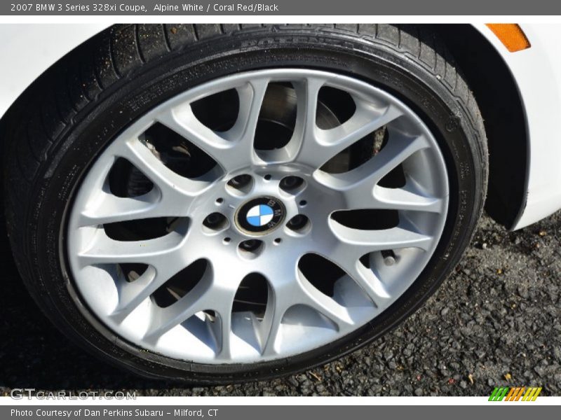 Alpine White / Coral Red/Black 2007 BMW 3 Series 328xi Coupe