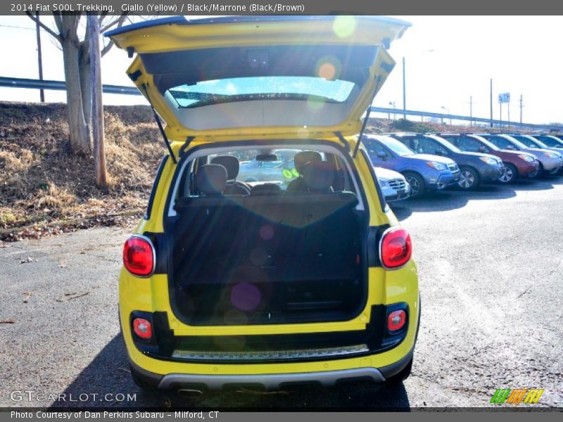 Giallo (Yellow) / Black/Marrone (Black/Brown) 2014 Fiat 500L Trekking